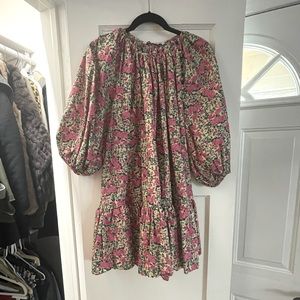 Floral Puff Sleeve Dress